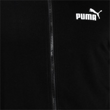 Puma Freizeit Jacke Essential Logo - Baumwolle - schwarz Herren